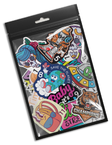 Zestaw próbek naklejek