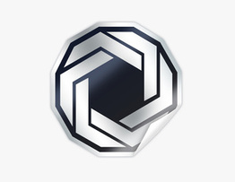 Naklejki na srebrnej folii